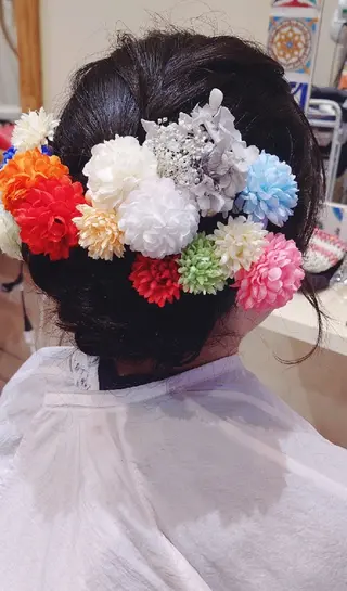 ヘアアレンジ LAMP HAIR  ランプヘアー所属・徳永 博志のヘアスタイル
