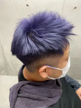 カラー メンズ 窪田 欣恭のヘアスタイル