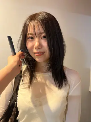 カラー nao 𝜗𝜚のヘアスタイル