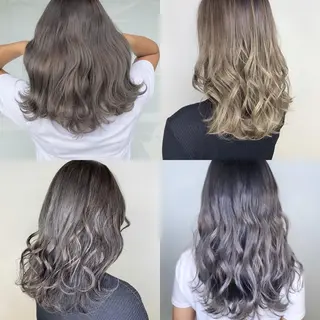 ロング カラー ヘアアレンジ HAIRSALONLOOP所属・川上 麻梨阿のヘアスタイル