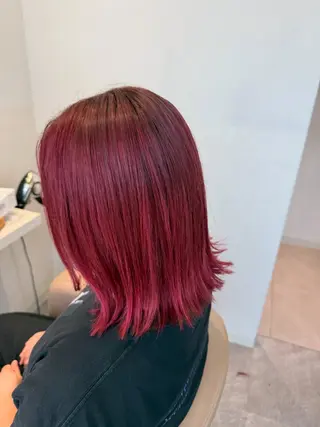 ミディアム カラー 🍇おぐら めぐみ🍇のヘアスタイル