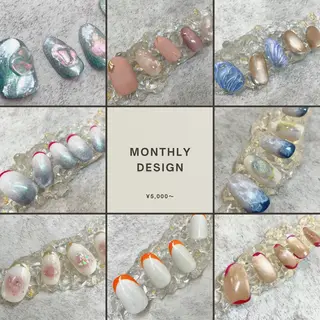 ネイル Seemly 千田町店所属・フラワーパラジェル 🌸シームリーエミのネイルデザイン