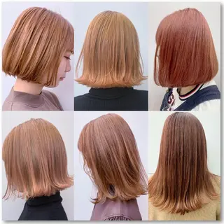 ミディアム カラー パーマ 【N°deseo】 吉祥寺のヘアスタイル