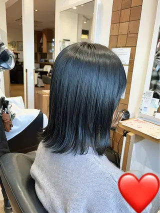 ミディアム カラー 秋山知穂🌸縮毛矯正 ショートお任せ🌸のヘアスタイル