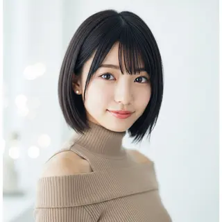 ミディアム 似合わせボブ✖️ 韓国レイヤー✨小関のヘアスタイル