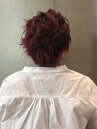 ショート カラー BRUNTJET所属・MAEDA MADOKAのヘアスタイル