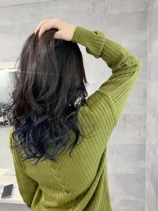 ロング カラー _WHITE 天神店 YUMEKA🐻のヘアスタイル