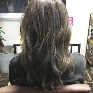 ロング カラー stream1st所属・ツヤカラー 🕊️sayakaのヘアスタイル