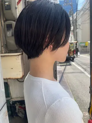 ショート さの あやねのヘアスタイル
