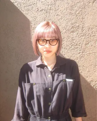 ショート カラー 似合わせカット /パーマ岡本淳平のヘアスタイル