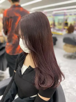 セミロング カラー パーマ ヘアアレンジ メンズ キッズ ネイル マツエク・マツパ アイブロウ linette所属・🐩推し活🐩 FUTABA🍒のヘアスタイル