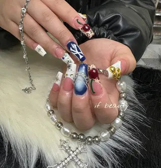 ネイル if Hair＆Nail Salon所属・IKA /海外ネイル /個性派/ワンホンのネイルデザイン