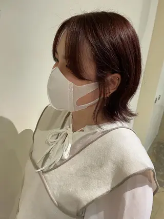 カラー 中尾 唯音名のヘアスタイル