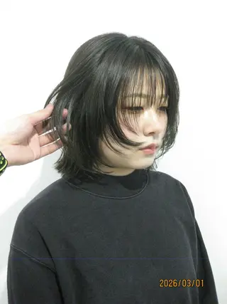 ミディアム 山下颯羽 /表参道/外苑前のヘアスタイル