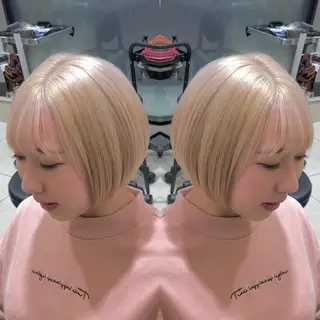 ショート Y Uのヘアスタイル