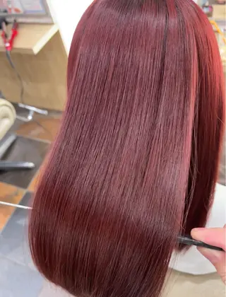 セミロング 【髪質改善カラー✨】 りゅせ🫧下北沢瑞江のヘアスタイル