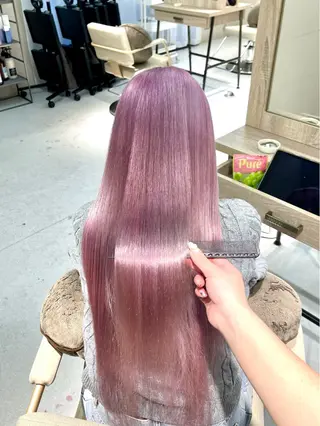 ロング カラー 【haire】ヘアリ ー🎀mitsukiのヘアスタイル