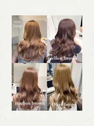 カラー SALOWIN新宿三丁目【サロウィン】所属・レイヤー🔶髪質改善 🔶透明感カラー青木のヘアスタイル