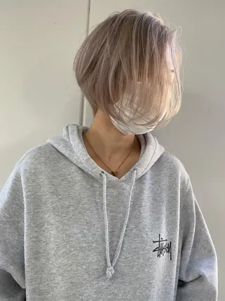 ミディアム カラー steed tokyo所属・KOOKI スティードトーキョーのヘアスタイル