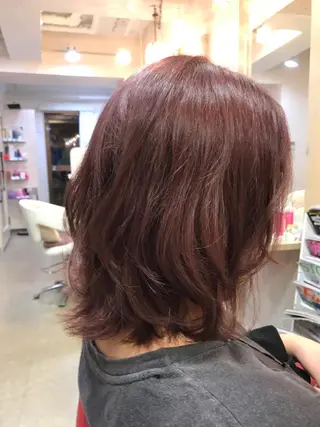 ミディアム カラー 渋谷宮益坂 omoのヘアスタイル