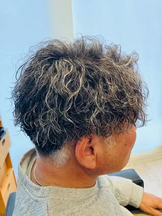 パーマ メンズ メンズ特化/パーマ/ フェードWATARUのヘアスタイル