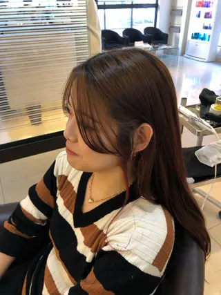 ロング カラー 長山 航来 /縮毛矯正のヘアスタイル