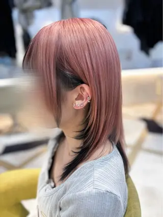 ミディアム カラー ASAHI Lovisのヘアスタイル