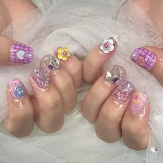 ネイル Rave所属・touma Rinaのネイルデザイン