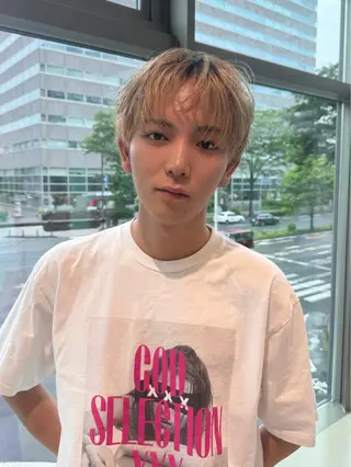 ショート メンズ メンズ特化/ センターパート/八谷のヘアスタイル