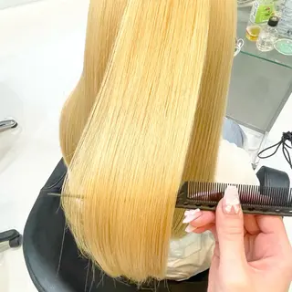 ロング ボブ/艶カラー/ 暖色/Natsukiのヘアスタイル