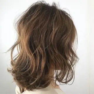ミディアム カラー Lien 深井店のヘアスタイル