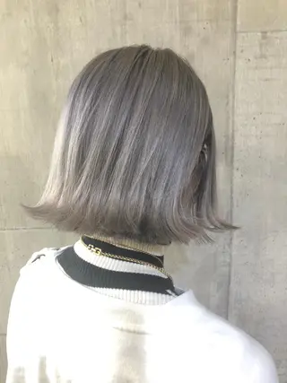 ミディアム カラー youres hair 髪質改善トリートメント&ヘッドスパ  新宿三丁目店【ユアーズヘア】所属・🦋透明感カラー 👑NODOKA🦋のヘアスタイル