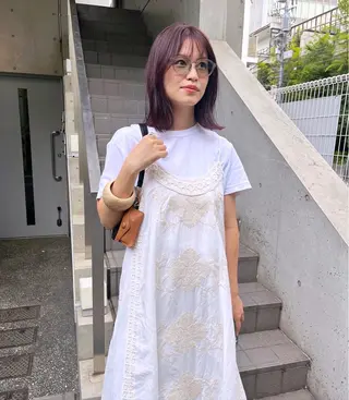 ミディアム カラー GO TODAY SHAiRE SALON表参道Polaris店所属・暖色カラー/ピンク カラー/HARUKAのヘアスタイル