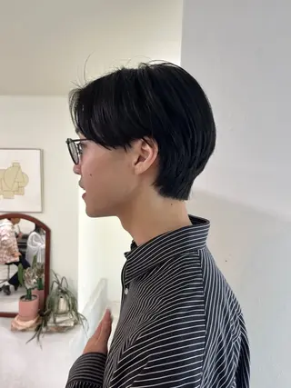 ショート メンズ メンズハイトーン/栄 /イトウタケルのヘアスタイル