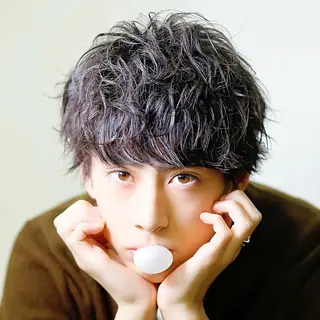 パーマ メンズ QOL 立川所属・トレンドパーマ‼️ NAOKI💥のヘアスタイル