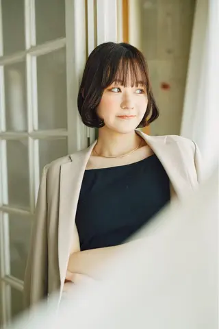 ロング メンズバレイヤージュ 斉藤春のヘアスタイル