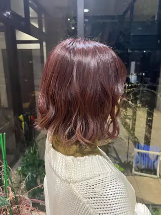 ミディアム ヤマダレナ/個室/ 透明感艶カラー😽✨のヘアスタイル