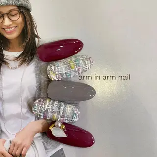 ネイル arm in arm ︎✿Yamamotoのマツエク・マツパデザイン