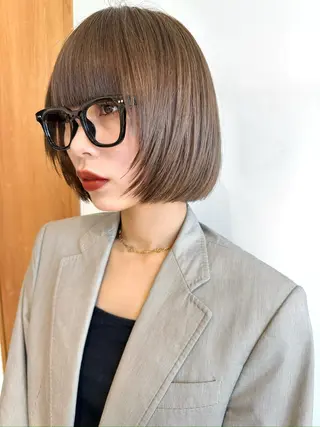 ショート sea by luvismけやき通り2号店所属・ボブ/ショート/ 縮毛矯正/岸本恭明のヘアスタイル