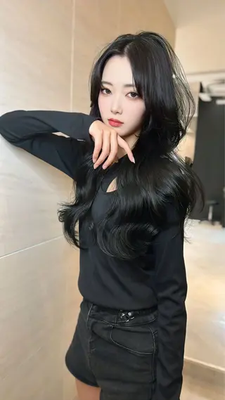 ロング 中韓🇨🇳🇰🇷 🤍TAKAHIROのヘアスタイル