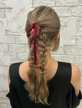 ヘアアレンジ 💙🎀モテ髪 ♡Airi🎀💙のヘアスタイル