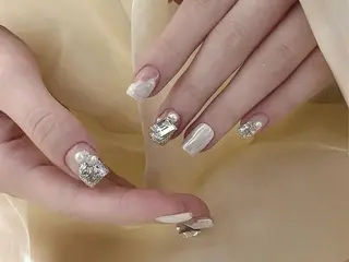 ネイル More Glam Nailsalon 大宮東口店 ～韓国ネイル・ワンホンネイル・スカルプネイル～所属・大宮 愛のネイルデザイン