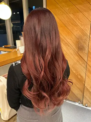 ロング カラー ﾕｳﾅ/ パーマ🐰のヘアスタイル