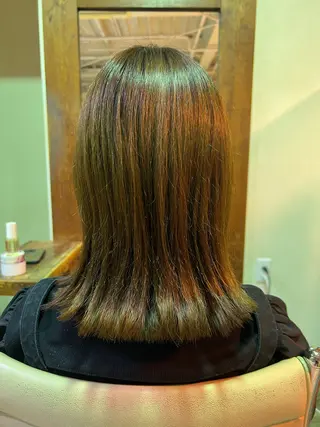 セミロング hair make feb所属・荻島 博大のヘアスタイル