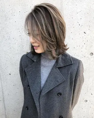ショート カラー パーマ ヘアアレンジ メンズ キッズ ネイル マツエク・マツパ 韓国風×透明感カラー 髪質改善オタベシンヤのヘアスタイル