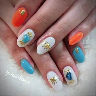 ネイル She nail studio 原宿所属・パラジェル有/ スカルプ/mahoのネイルデザイン