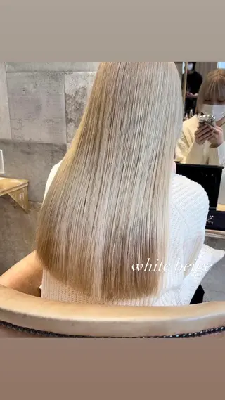 ロング 似合わせカラーの神 ダブルカラー/森栄範のヘアスタイル