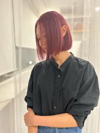 ショート カラー 京都美容師 塩のヘアスタイル