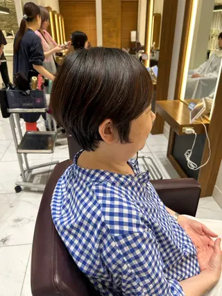 ショート ZA/ZA shinjuku所属・misaki 無料カットモデルのヘアスタイル