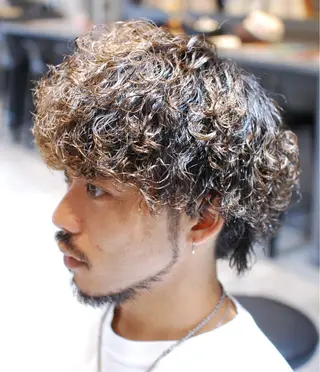 メンズ メンズパーマ/鈴木 雅也/メンズカットのヘアスタイル